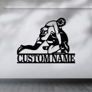 DINOZOZO Wrestling Player Wrestling Team Name Custom Metal Signs