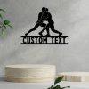 DINOZOZO Wrestling Sport Metal Wall Art Custom Metal Signs2