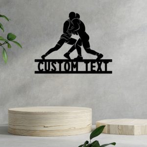 DINOZOZO Wrestling Sport Metal Wall Art Custom Metal Signs2