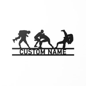 DINOZOZO Wrestling Wrestler Name Custom Metal Signs