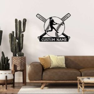 DINOZOZO Baseball Custom Team or Name Custom Metal Signs