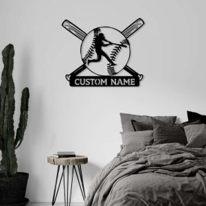 DINOZOZO Baseball Custom Team or Name Custom Metal Signs2