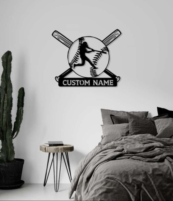 DINOZOZO Baseball Custom Team or Name Custom Metal Signs