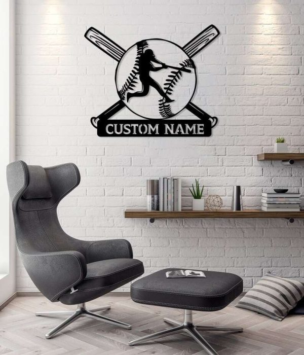 DINOZOZO Baseball Custom Team or Name Custom Metal Signs