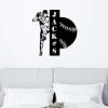 DINOZOZO Baseball Pitcher Monogram Custom Metal Signs