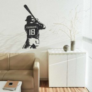 DINOZOZO Baseball Player Name and Number Custom Metal Signs2