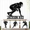 DINOZOZO Football Player Custom Pose Custom Metal Signs3