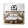 DINOZOZO Football Player Monogram Boys Room Decor Custom Metal Signs2