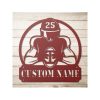 DINOZOZO Football Player Name and Number Custom Metal Signs