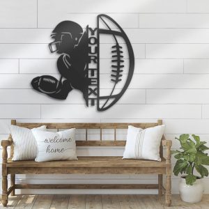 DINOZOZO Football Team Gift Custom Metal Signs2