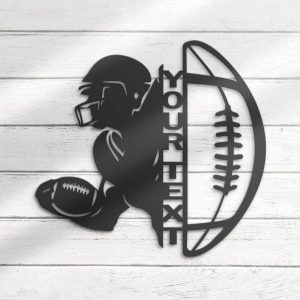 DINOZOZO Football Team Gift Custom Metal Signs4