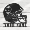 DINOZOZO Helmet American Football Custom Metal Signs4