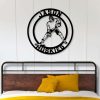 DINOZOZO Hockey Player Wall Art Boys Room Decor Custom Metal Signs