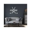 DINOZOZO Hockey Sticks With Name Sign Boys Room Decor Custom Metal Signs3