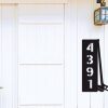 DINOZOZO Ice Hockey Address Sign Ice Hockey Player House Number Plaque Custom Metal Signs