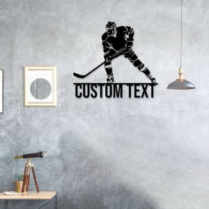 DINOZOZO Ice Hockey Player Hockey Coach Gift Custom Metal Signs2