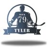 DINOZOZO Male Ice Hockey Player Monogram Custom Metal Signs2