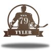 DINOZOZO Male Ice Hockey Player Monogram Custom Metal Signs4
