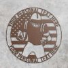 DINOZOZO Patriotic American Football Player Name Custom Metal Signs2