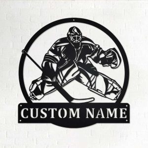 DINOZOZO US Hockey Sports Themed Custom Metal Signs