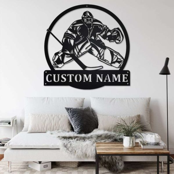 DINOZOZO US Hockey Sports Themed Custom Metal Signs