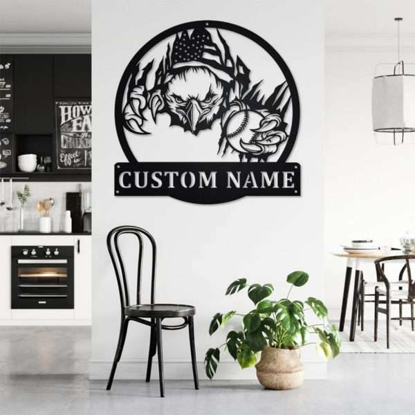 Personalized US Eagle Baseball Metal Sign Wall Art Decor for Room 3 600x600 1 Personalized US Eagle Baseball Metal Sign Wall Art Decor for Room 3 600x600 1