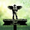 DINOZOZOCOM Personalized Memorial Garden Stakes In Loving Memory of Farmer Grave Marker Loss of Loved One Sympathy Gifts Farmer Cemetary Decor 1