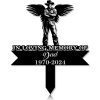 DINOZOZOCOM Personalized Memorial Garden Stakes In Loving Memory of Farmer Grave Marker Loss of Loved One Sympathy Gifts Farmer Cemetary Decor 5