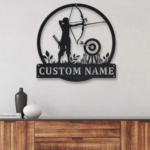 Metal logo signs