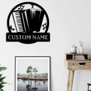 Metal music wall art