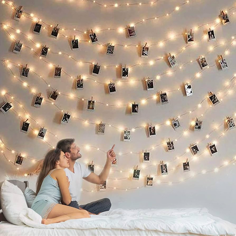 Polaroids Fairy Lights with Polaroids