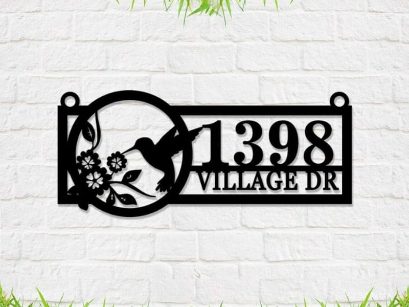 apartment door numbers 06 Vinyl decals cost just $5–$10 per unit, very affordable