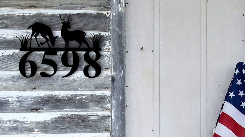 backlit house numbers 03 Pre-built backlit address plaques offer a sleek install solution