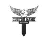Basketball Player Memorial Grave Marker Stake Basketball Player Memorial Grave Marker Stake