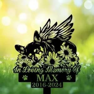 Personalized Chihuahua Dog Memorial Sign