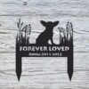 Custom Chihuahua Memorial Garden Stake Sign