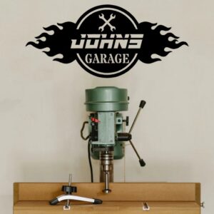 Custom Man Cave Garage Sign with Last Name Decor