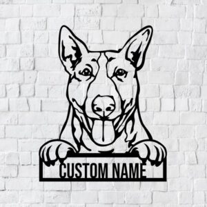 Custom Metal Bull Terrier Sign