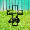 Farmer Tractor Memorial Garden Stake Marker Farmer Tractor Memorial Garden Stake Marker
