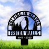 Golfing In Heaven Grave Marker Metal Garden Stake Golfing In Heaven Grave Marker Metal Garden Stake
