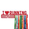 I Love Running Medal Display Hanger with 12 Hooks