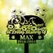 il_75x75.7751900566_eblb Black pet memorial garden stake with paw prints and the name MAX among yellow flowers