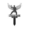 Karate Boy Memorial Grave Marker Garden Stake Karate Boy Memorial Grave Marker Garden Stake