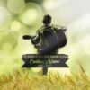 Personalized Guitarist Grave Marker Garden Stake Personalized Guitarist Grave Marker Garden Stake