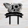 Personalized Butterfly Garden Stake with Name