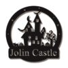 Personalized Halloween Castle House Metal Sign