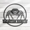 Personalized Spider Metal Wall Art for Halloween Home Decor
