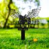 Tractor Farmer Memorial Grave Marker Garden Stake