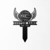 Personalized Volleyball Grave Marker Garden Stake