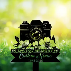 Personalized Photography Memorial Sign